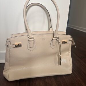 Henri Bendel Carlyle bag cream